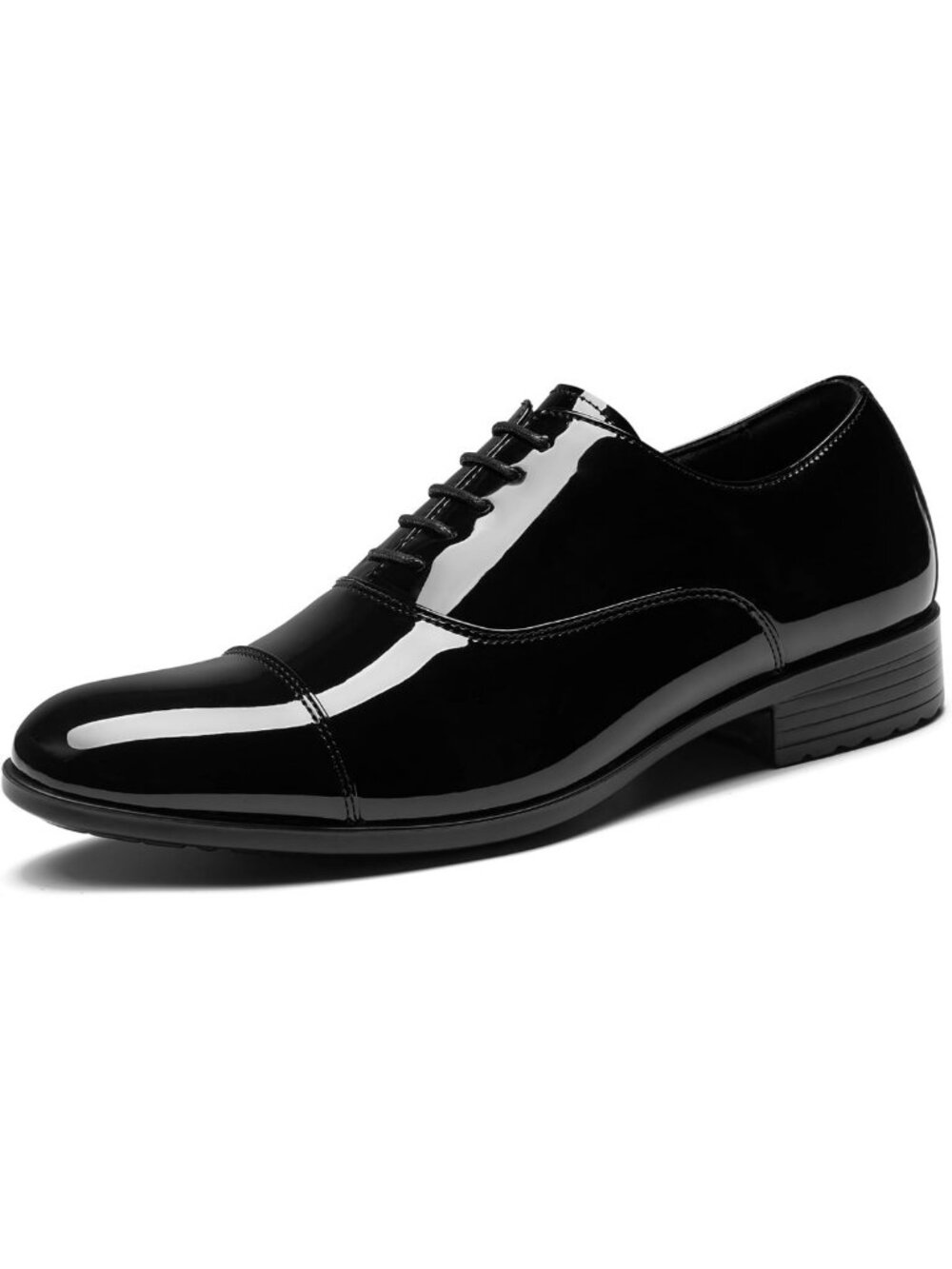 Classic Men's Oxford Dress Shoes - Comfortable Non-Slip Lace-Up Derby for Work